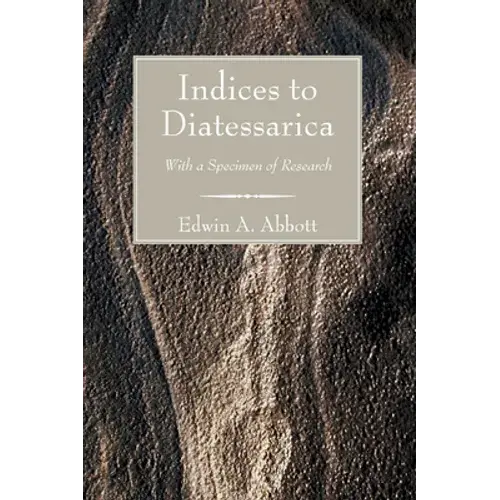 Indices To Diatessarica - Paperback 1