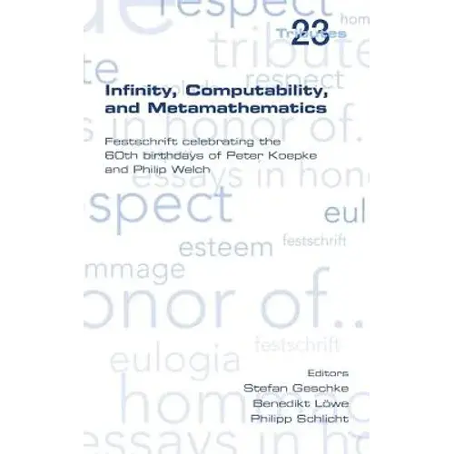 Infinity, Computability And Metamathematics - Hardcover 1