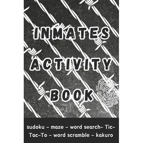 Inmates Activity Book: Engaging Activities And Puzzles - Gifts For Prison Inmates - Paperback 1