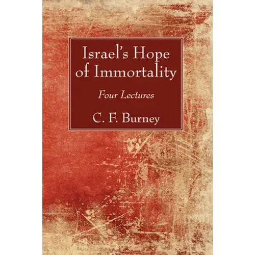 Israel's Hope Of Immortality - Paperback 1