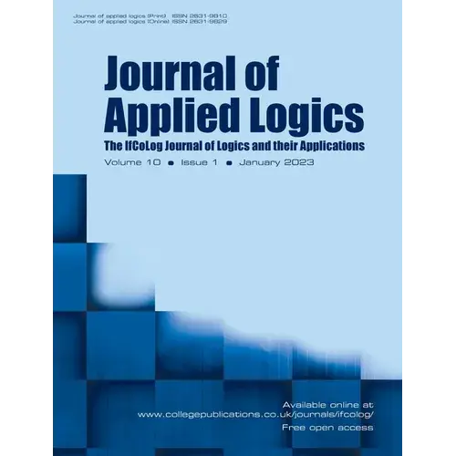Journal Of Applied Logics. The Ifcolog Journal Of Logics And Their Applications. Volume 10, Number 1, January 2023 - Paperback 1