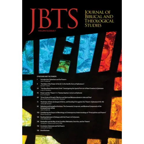 Journal Of Biblical And Theological Studies, Issue 5.1 - Paperback 1