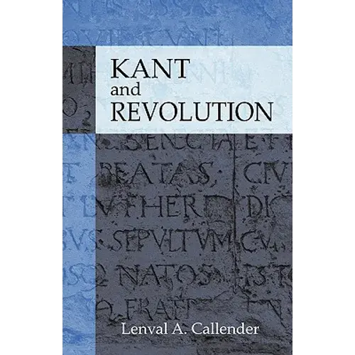 Kant And Revolution - Paperback 1