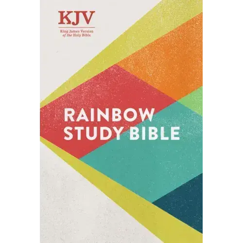 Kjv Rainbow Study Bible, Hardcover: King James Version Of The Holy Bible - Hardcover 1
