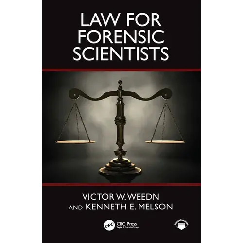 Law For Forensic Scientists - Hardcover 1