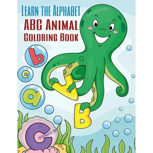 Learn The Alphabet - Abc Animal Coloring Book - Paperback 1