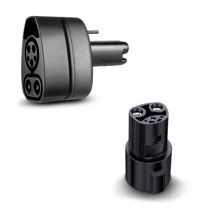 Lectron Ccs To Tesla (Nacs) Adapter (500A / 1000V) + J1772 To Tesla (Nacs) Adapter (80A / 240V) Bundle 1