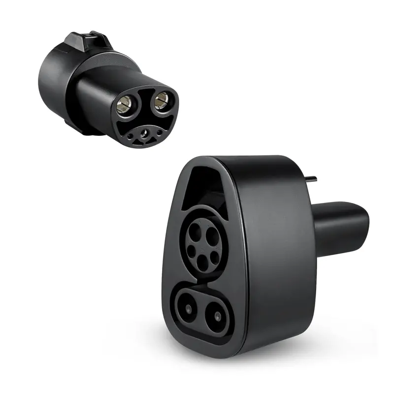 Lectron Ccs To Tesla (Nacs) Ev Adapter (500 Amp) + Lectron J1772 To Tesla (Nacs) Ev Adapter (80 Amp) Bundle 1