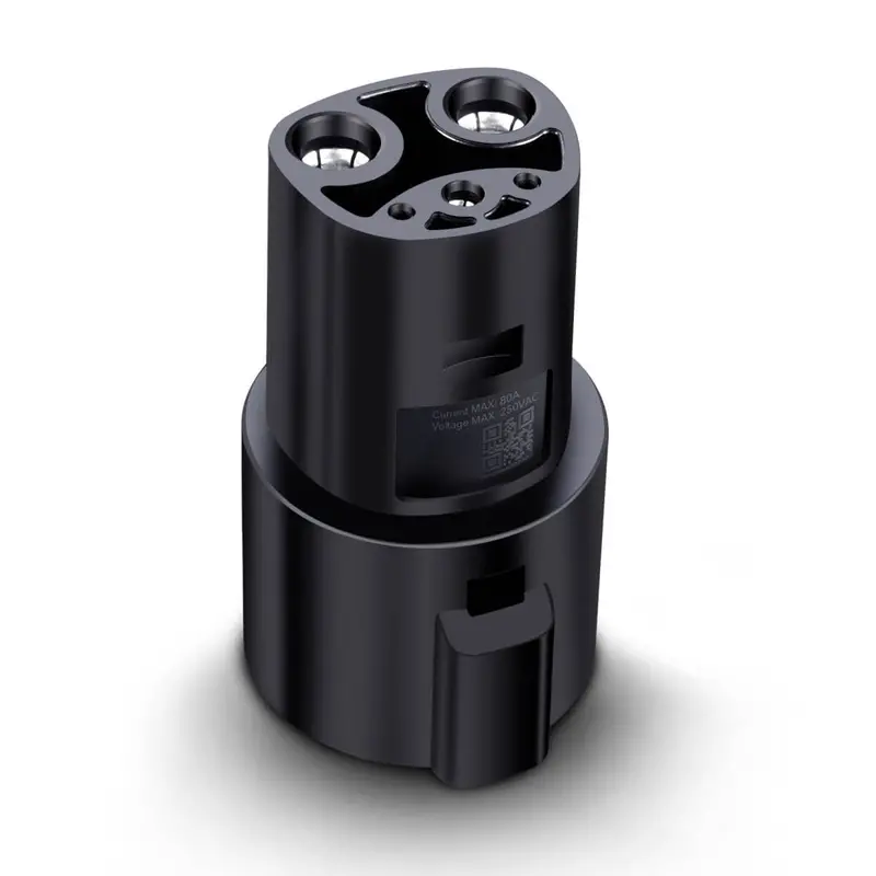 Lectron J1772 To Tesla (Nacs) Ev Adapter | 240V | 80 Amp 1
