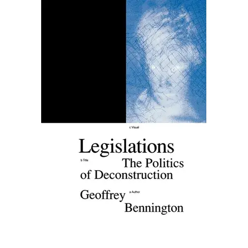 Legislations: The Politics Of Deconstruction - Paperback 1