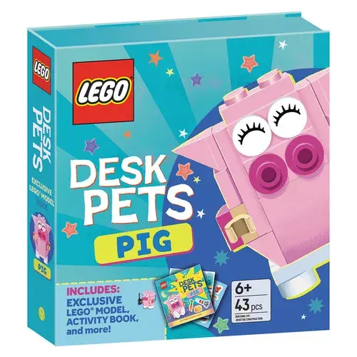 Lego(R) Books. Desk Pets: Pig - Hardcover 1