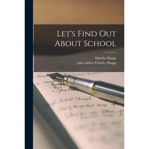 Let's Find Out About School - Paperback 1