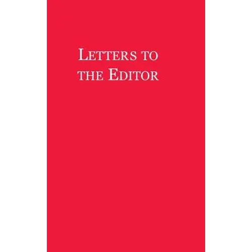 Letters To The Editor - Hardcover 1