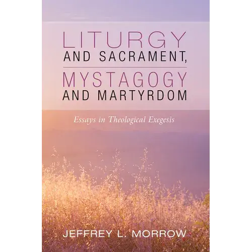 Liturgy And Sacrament, Mystagogy And Martyrdom: Essays In Theological Exegesis - Paperback 1