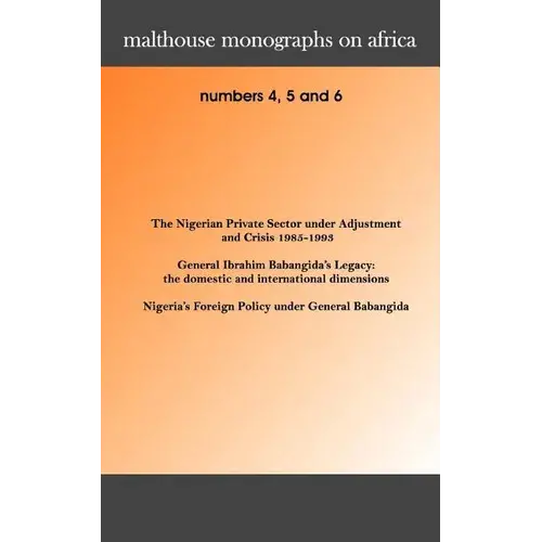 Malthouse Monographs On Africa. 4-6 - Paperback 1