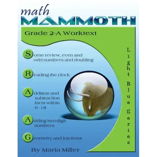 Math Mammoth Grade 2-A Worktext - Paperback 1