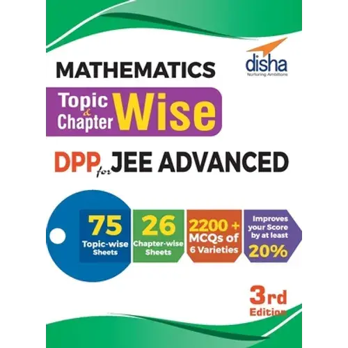 Mathematics Topic-Wise & Chapter-Wise Dpp (Daily Practice Problem) Sheets For Jee Advanced 3Rd Edition - Paperback 1