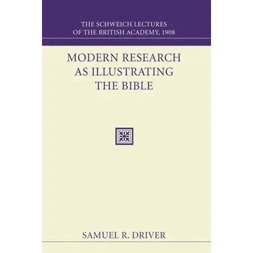 Modern Research As Illustrating The Bible - Paperback 1