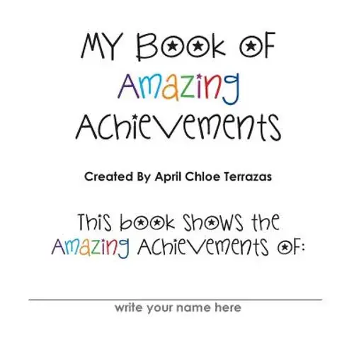 My Book Of Amazing Achievements - Paperback 1