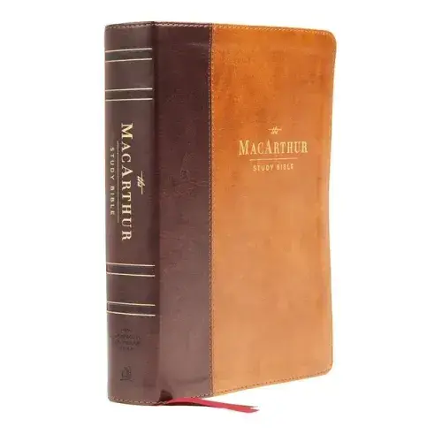 Nasb, Macarthur Study Bible, 2Nd Edition, Leathersoft, Brown, Comfort Print: Unleashing God's Truth One Verse At A Time - Imitation Leather 1