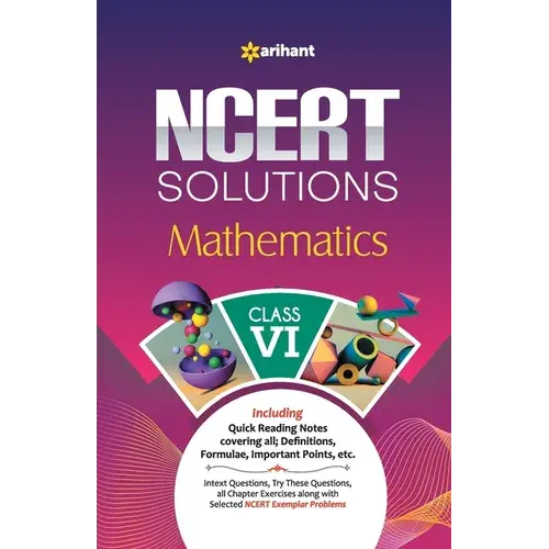 Ncert Solutions Mathematics For Class 6Th - Paperback 1