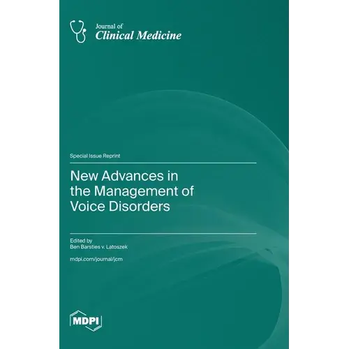 New Advances In The Management Of Voice Disorders - Hardcover 1