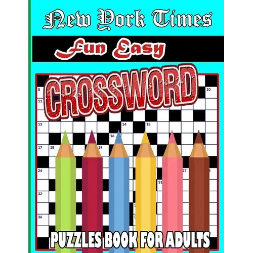 New York Times Fun Easy Crossword Puzzles: 100 Medium Simply Puzzles Book For Adults - Paperback 1