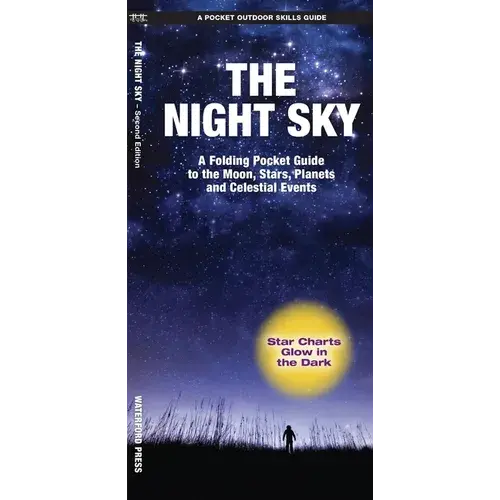Night Sky: A Folding Pocket Guide To The Moon, Stars, Planets And Celestial Events - Paperback 1