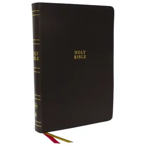 Nkjv Holy Bible, Super Giant Print Reference Bible, Brown Bonded Leather, 43,000 Cross References, Red Letter, Comfort Print: New King James Version - Bonded Leather 1