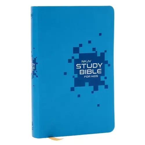 Nkjv Study Bible For Kids, Blue Leathersoft: The Premier Study Bible For Kids - Imitation Leather 1