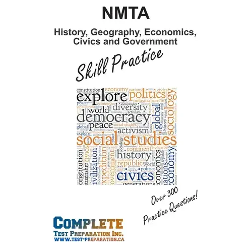 Nmta History, Geography, Economics, Civics And Government Skill Practice - Paperback 1