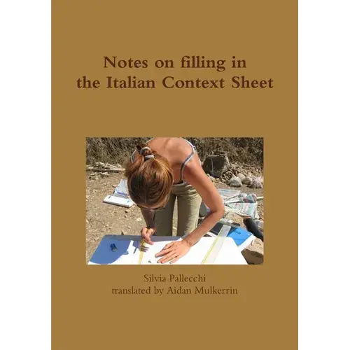 Notes On Filling In The Italian Context Sheets - Paperback 1