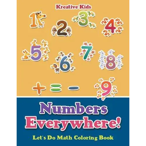 Numbers Everywhere! Let's Do Math Coloring Book - Paperback 1