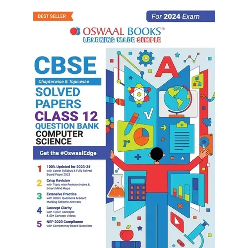 Oswaal Cbse Class 12 Computer Science Question Bank 2023-24 Book - Paperback 1