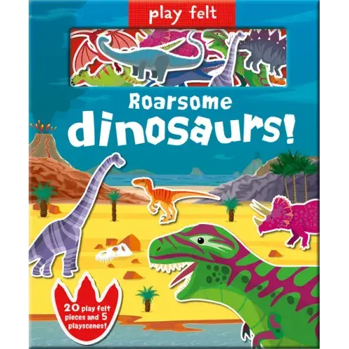 Play Felt Roarsome Dinosaurs! - Board Book 1