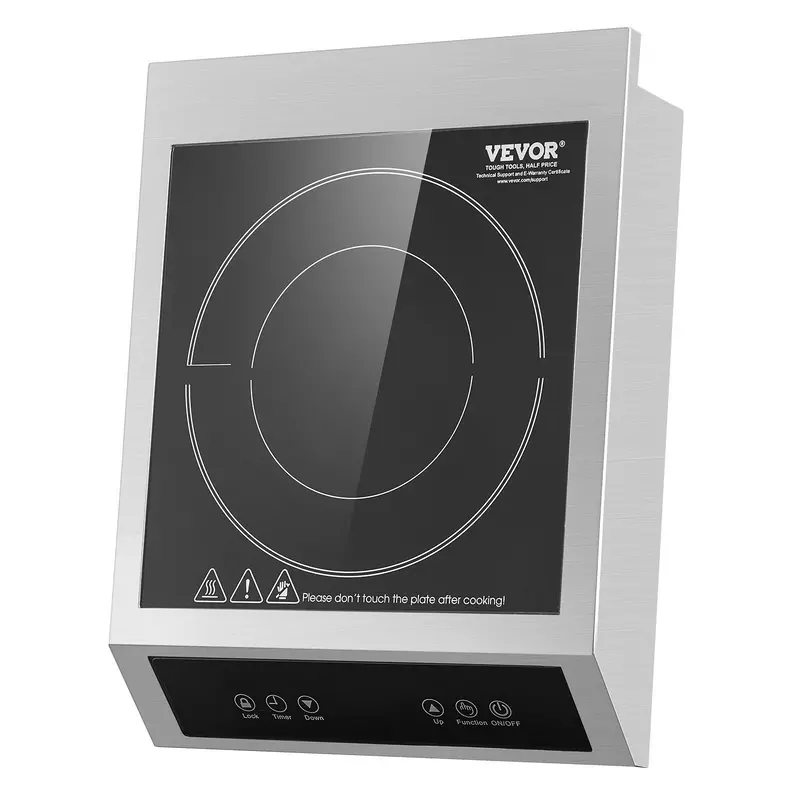 Portable Commercial Induction Cooktop 3500W Countertop Burner 11 Temp Levels 1