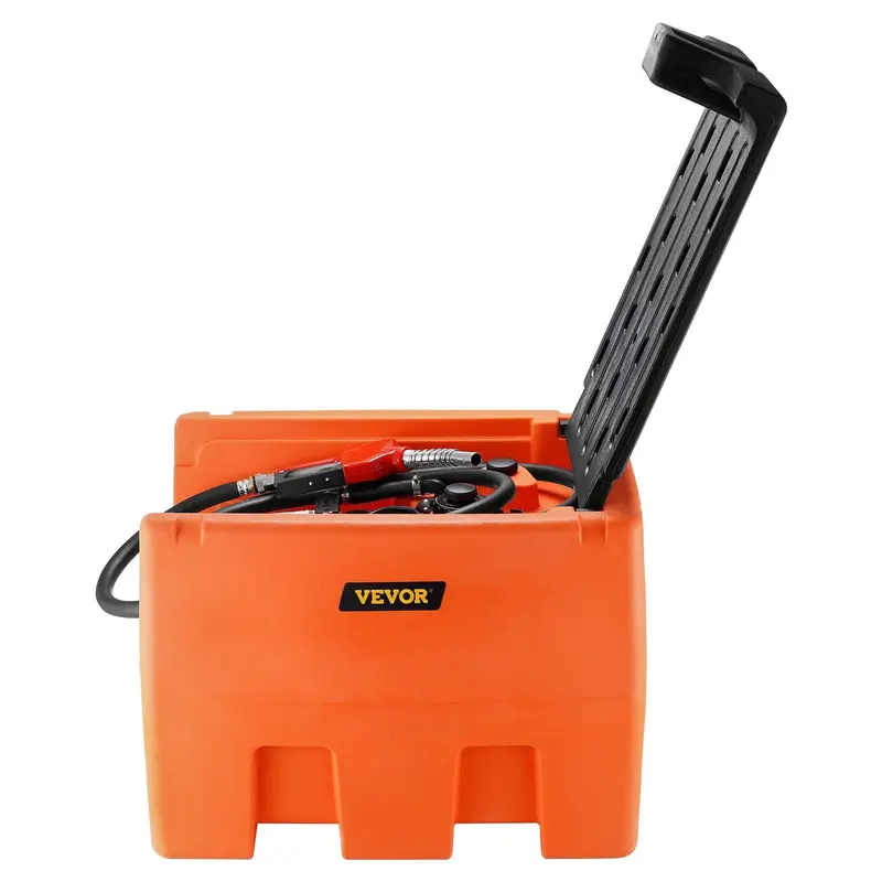 Portable Diesel Tank 48 Gal Fuel Tank With 12V Electric Transfer Pump 1