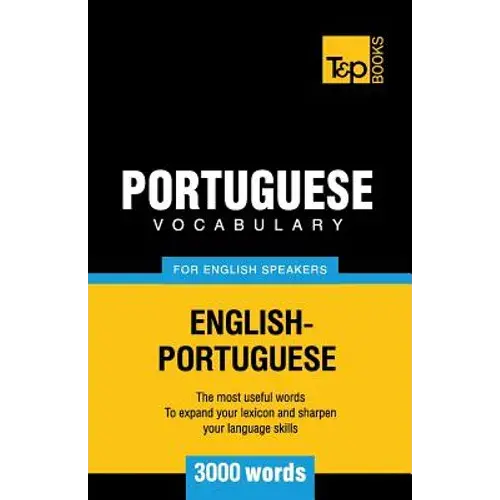 Portuguese Vocabulary For English Speakers - 3000 Words - Paperback 1