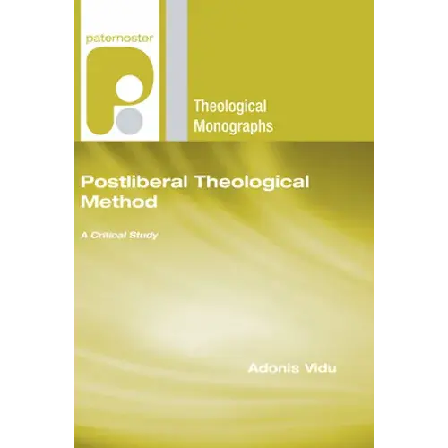 Postliberal Theological Method - Paperback 1
