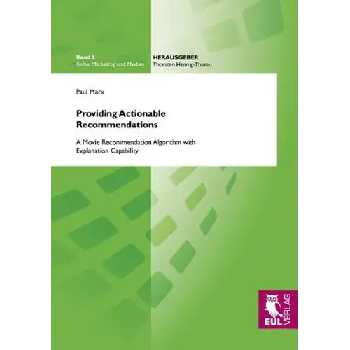 Providing Actionable Recommendations - Paperback 1