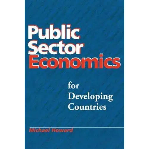 Public Sector Economics For Developing Countries - Paperback 1