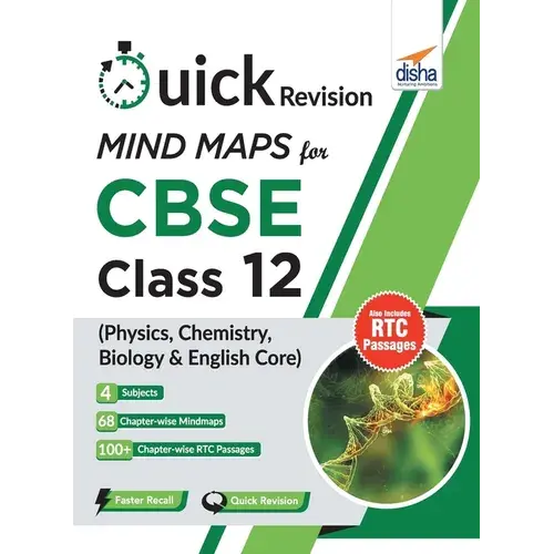 Quick Revision Mindmaps For Cbse Class 12 Physics Chemistry Biology & English Core - Paperback 1