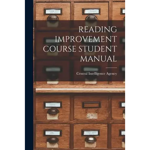 Reading Improvement Course Student Manual - Paperback 1