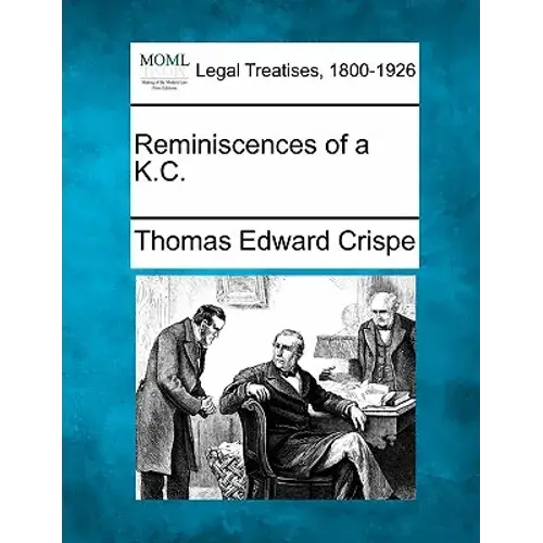 Reminiscences Of A K.C. - Paperback 1