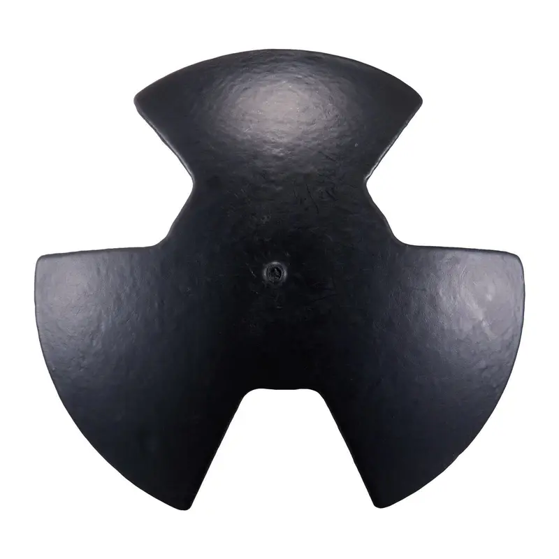 River Anchor, 12 Lbs Boat Anchor Cast Iron Black Vinyl-Coated With Shackle, Marine Grade Mushroom Anchor For Boats Up To 10 Ft, Impressive Holding Power In River And Mud Bottom Lakes 1