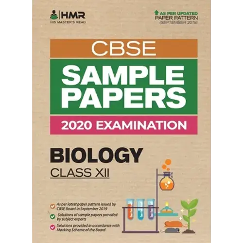 Sample Papers - Biology: Cbse Class 12 For 2020 Examination - Paperback 1