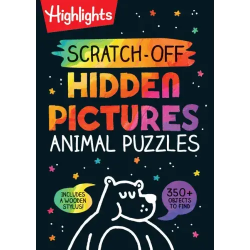 Scratch-Off Hidden Pictures Animal Puzzles: Scratch-Off Hidden Pictures Animal Puzzles (Highlights Scratch-Off Activity Books) 64-Page Scratch-Off Act - Spiral 1