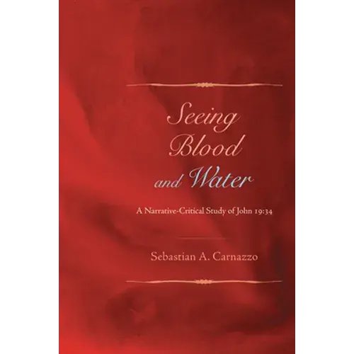 Seeing Blood And Water - Paperback 1
