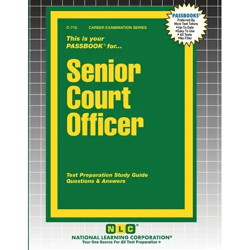 Senior Court Officer - Paperback 1