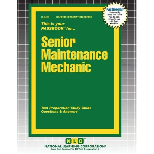 Senior Maintenance Mechanic - Paperback 1